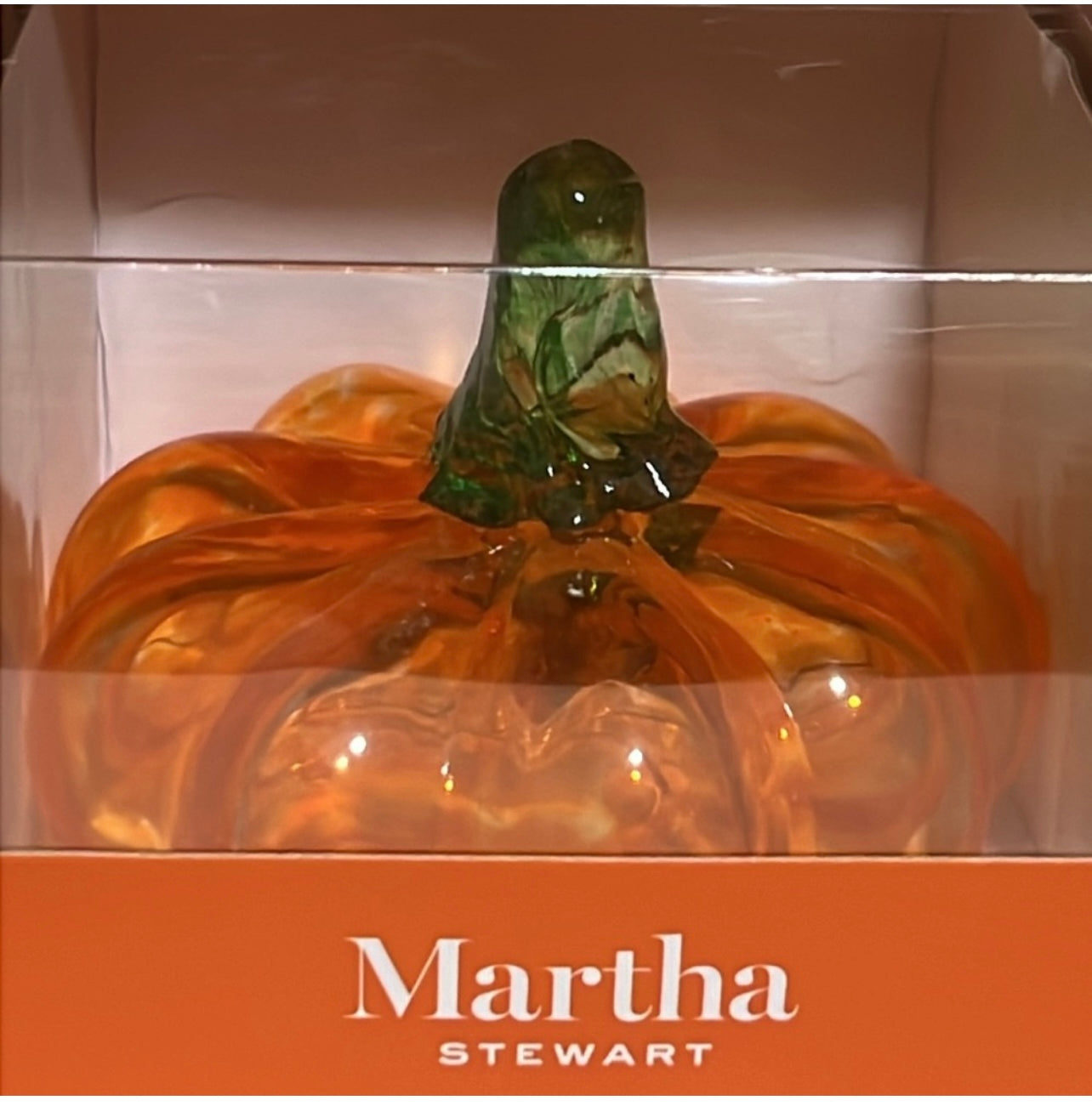 Set of 3 Glass Pumpkins – Martha Stewart Fall Décor