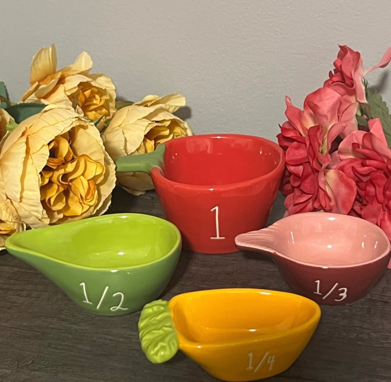 {colorful measuring cups } — Rae Dunn {Collection/St