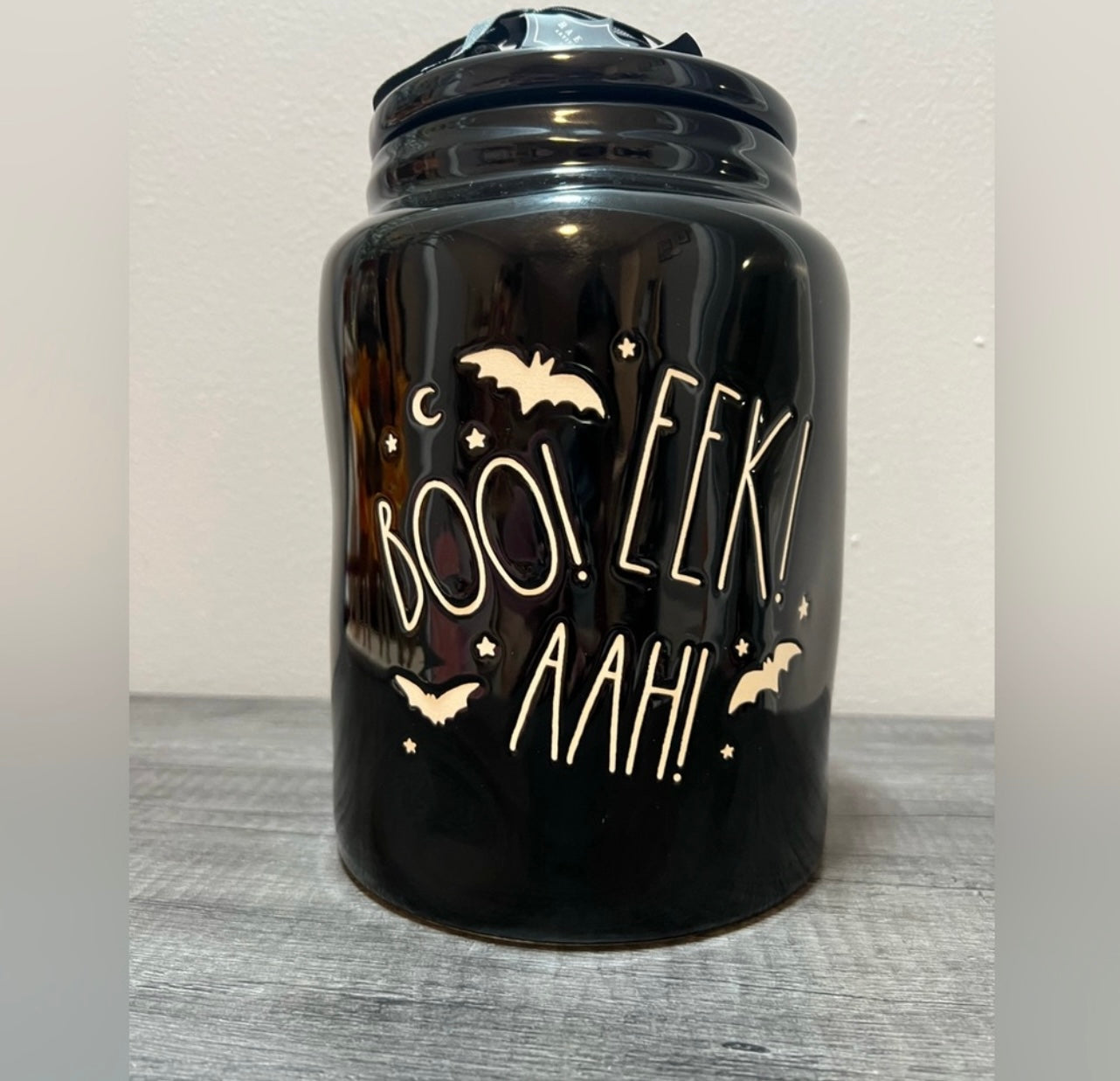 🎃Rae Dunn Halloween canister- Boo!Eek!Aah! 🦇
