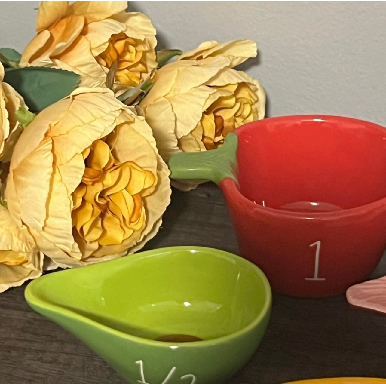 {colorful measuring cups } — Rae Dunn {Collection/St
