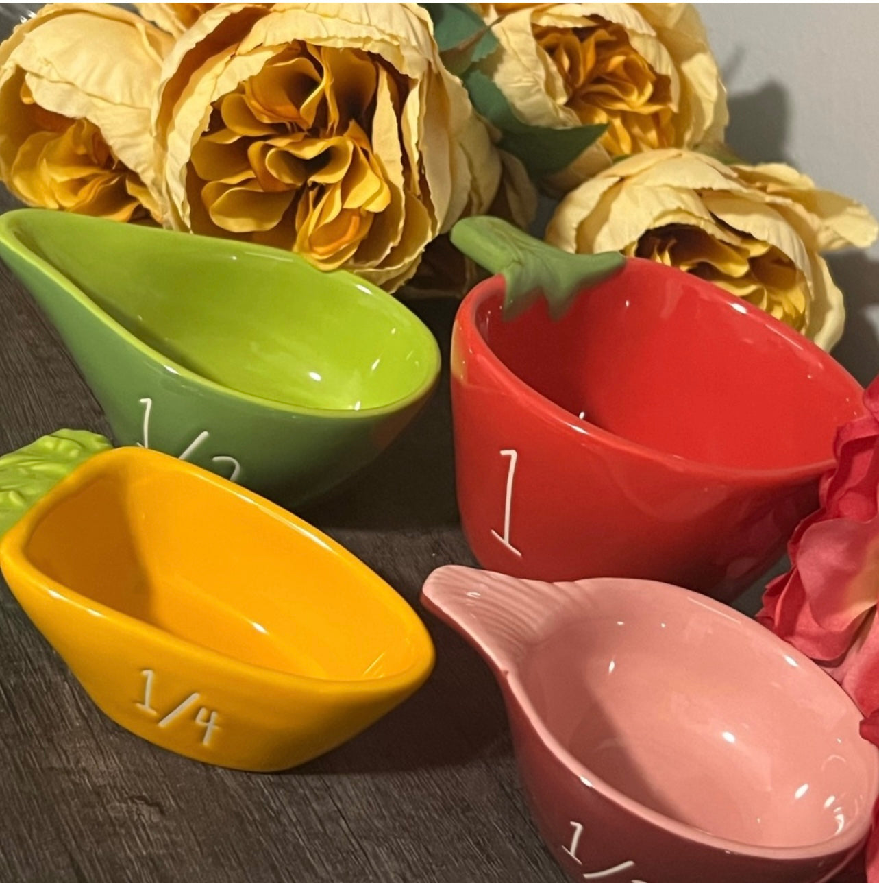 {colorful measuring cups } — Rae Dunn {Collection/St