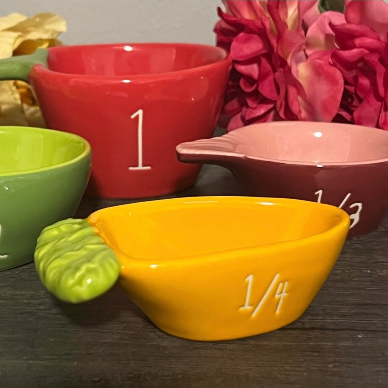 {colorful measuring cups } — Rae Dunn {Collection/St