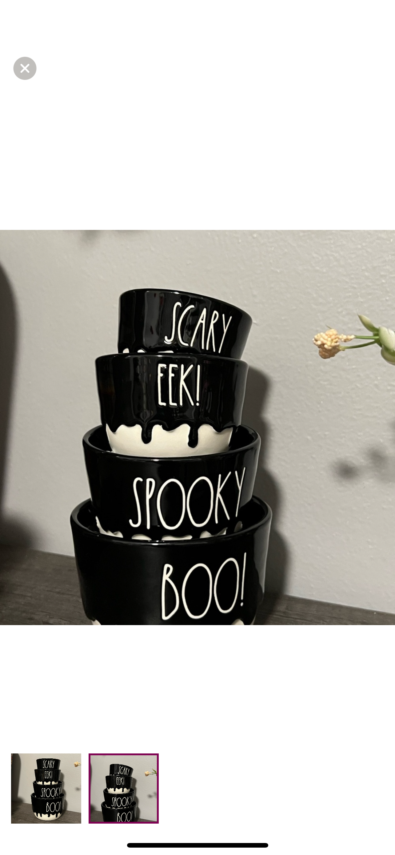 Rae Dunn Halloween measuring cups