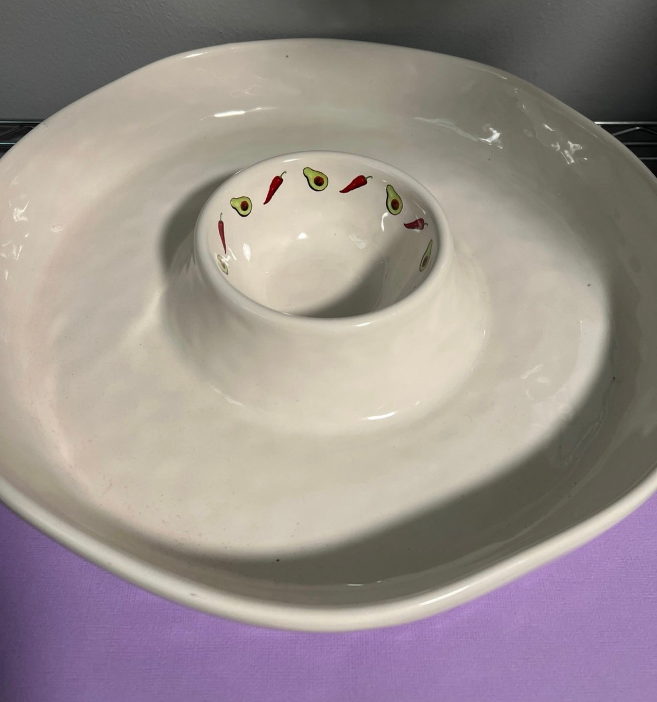 Rae Dunn Artisan Collection Serving Dish - Lime, Cilantro, Tomato - Collector's Piece