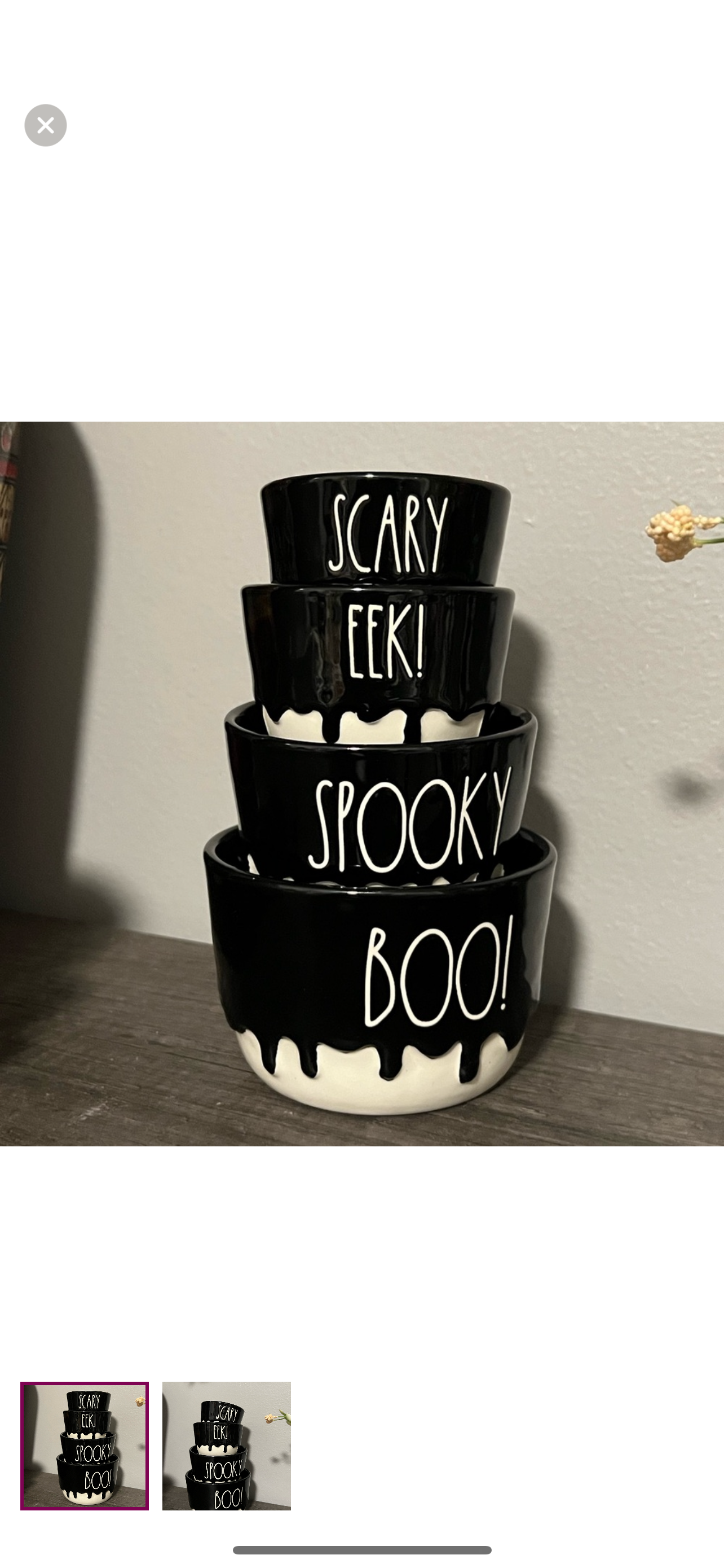 Rae Dunn Halloween measuring cups