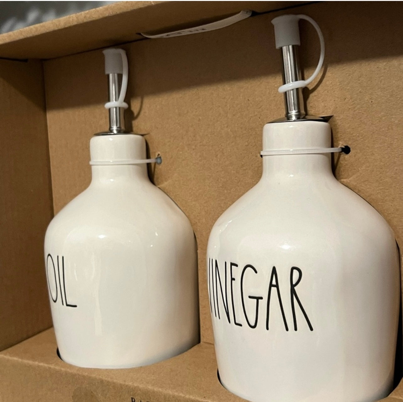 Rae Dunn Oil & Vinegar Cruet Set — Artisan Collection